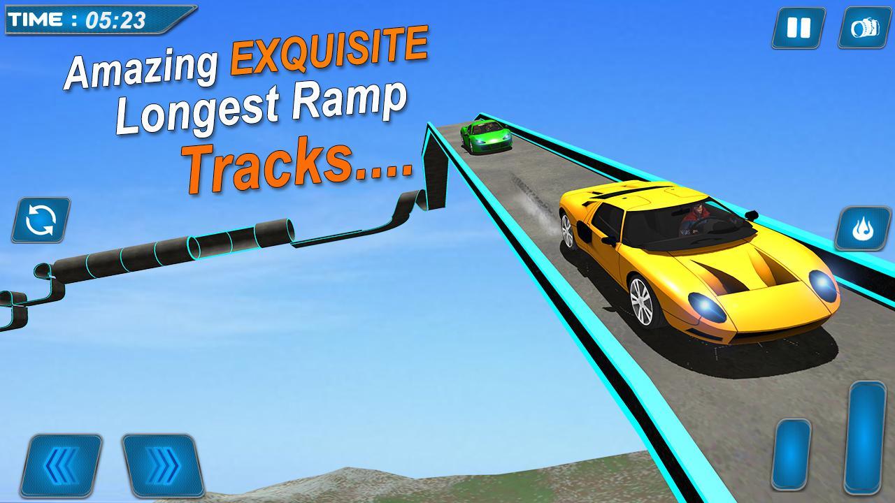 Crazy Ramp Car Jump: New Ramp Car Stunt Games 2021