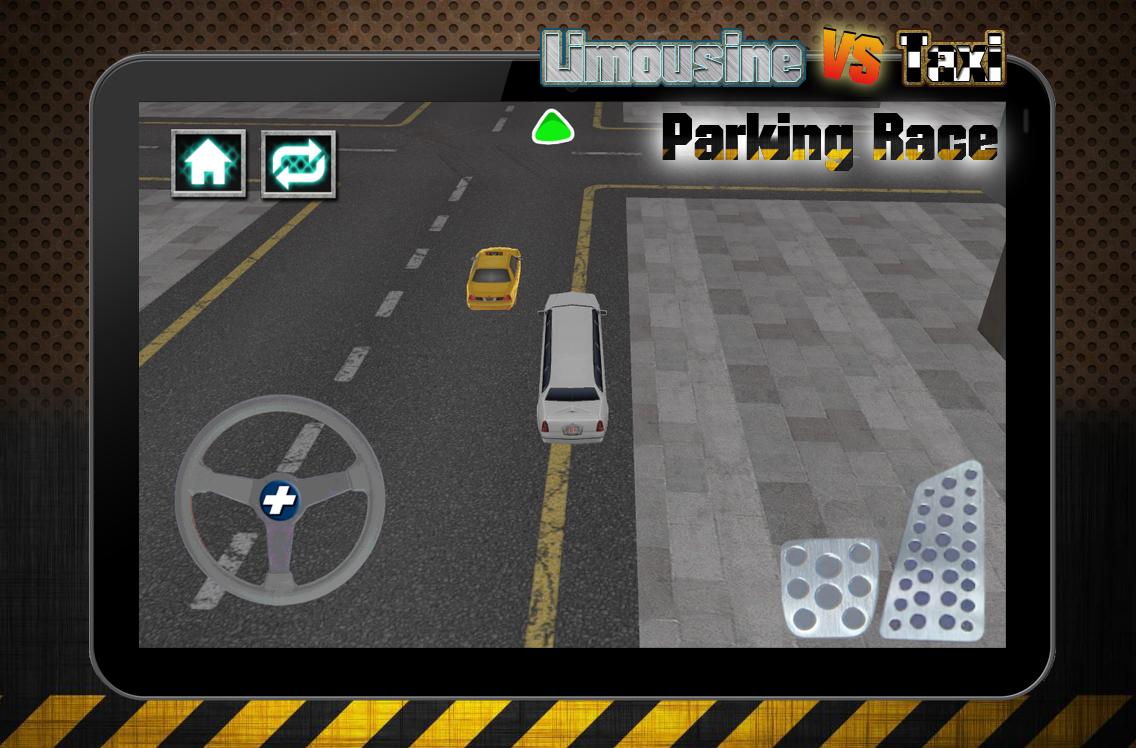 Limousine VS Taxi Parking Race