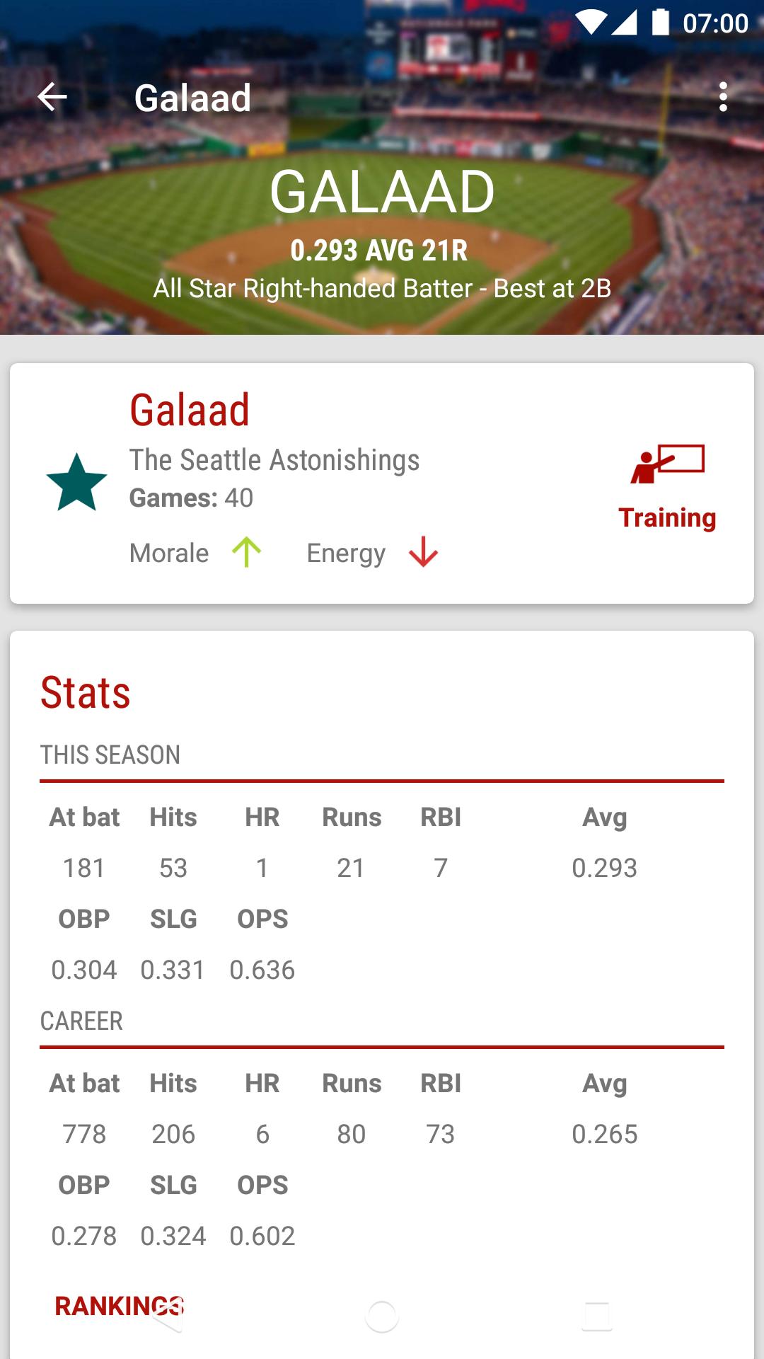 Baseball Legends Manager 2017