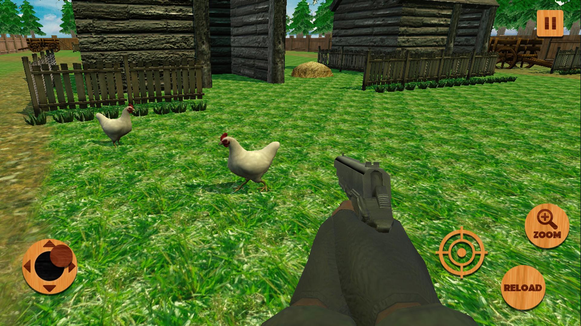 Frenzy Chicken Shoot 2K19:Animal Hunting Gun Games