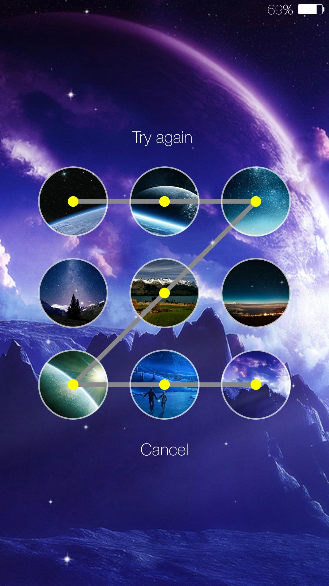 Stars live wallpaper locker