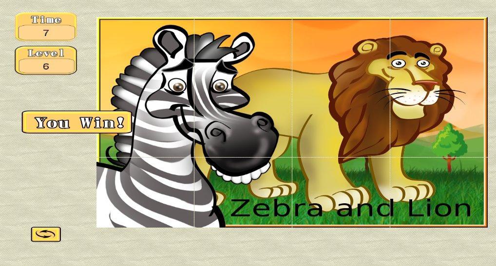 Kids Puzzle Game - Africa