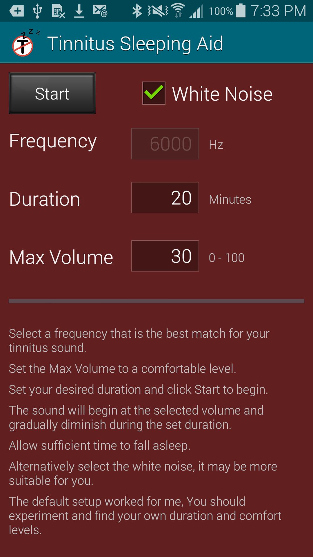Tinnitus Sleeping Aid