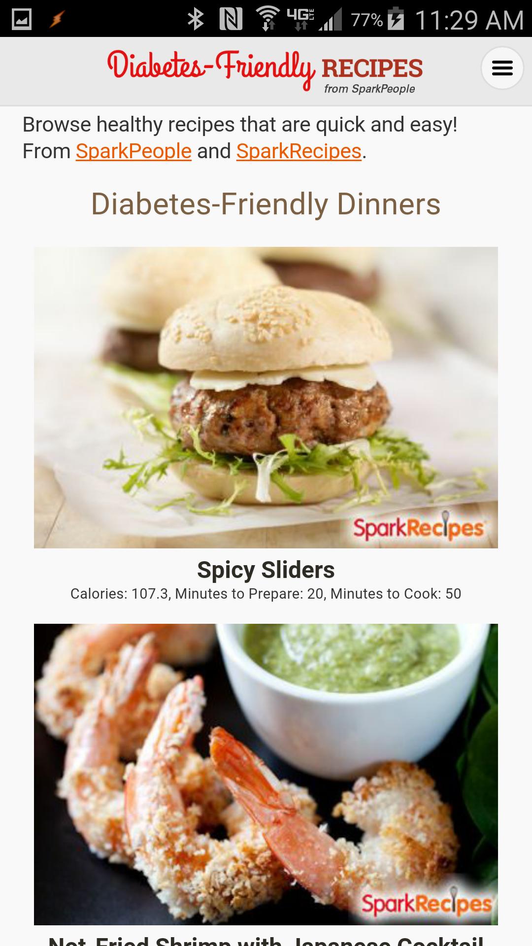 Diabetes-Friendly Recipes