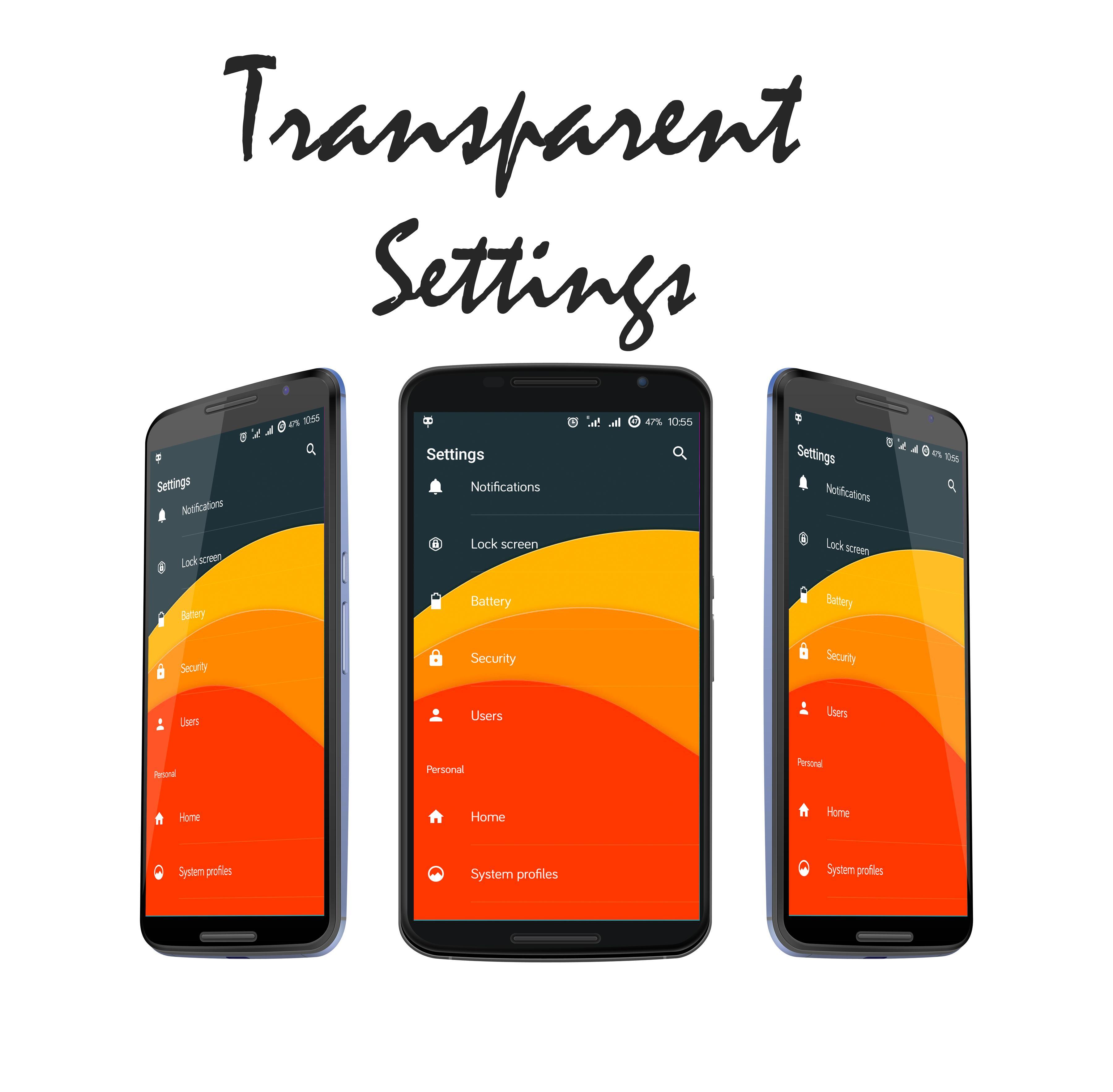 Transparent UI CM 13/14