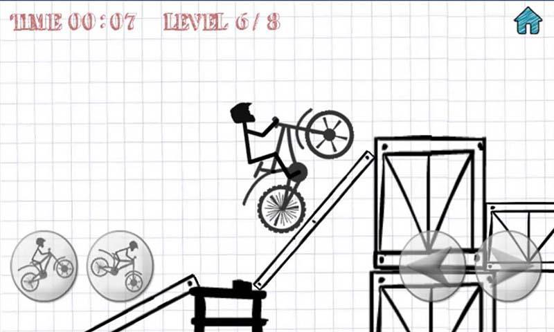 Stickman Stunt Bike