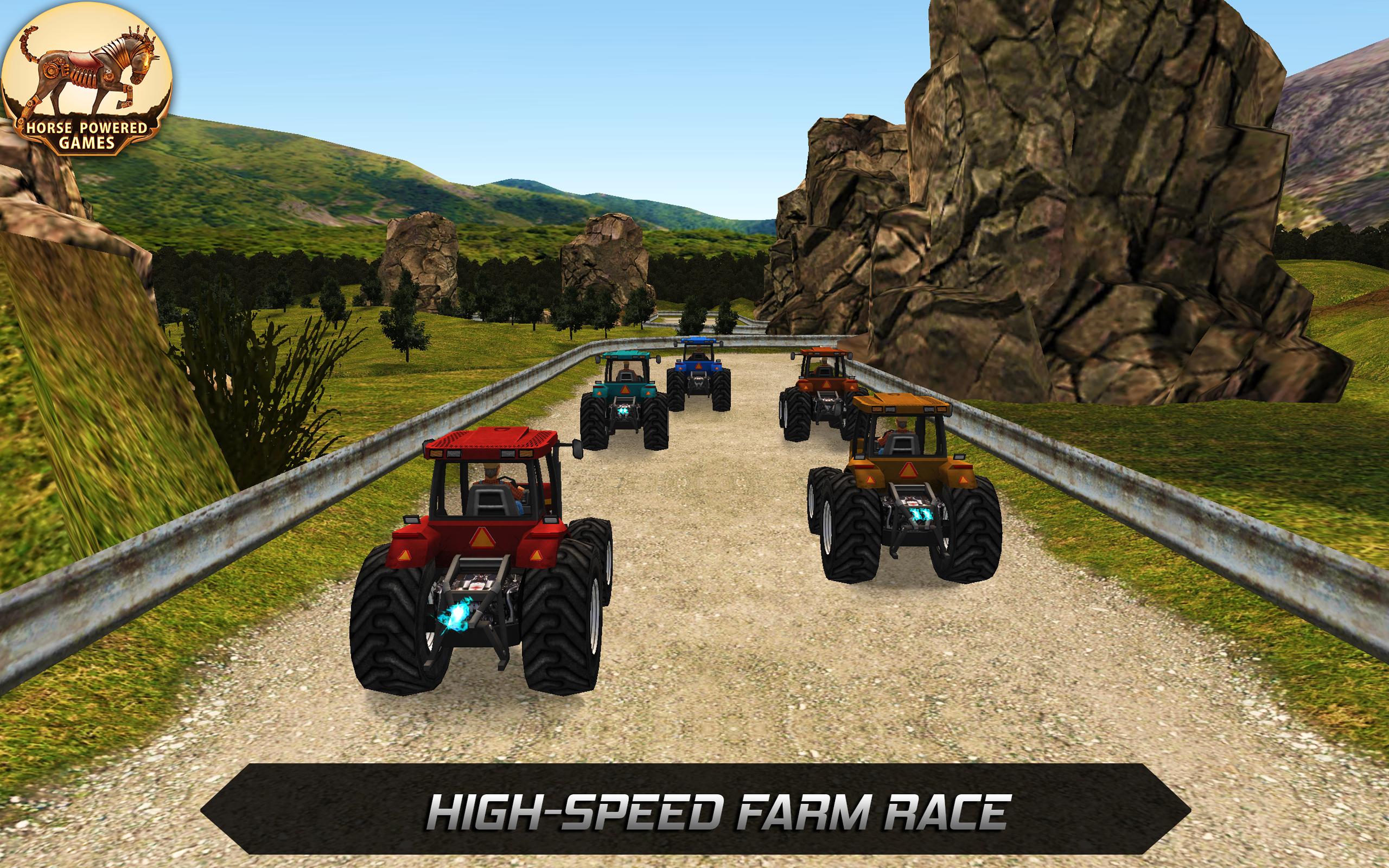 Heavy Farm Tractor Racing 3D