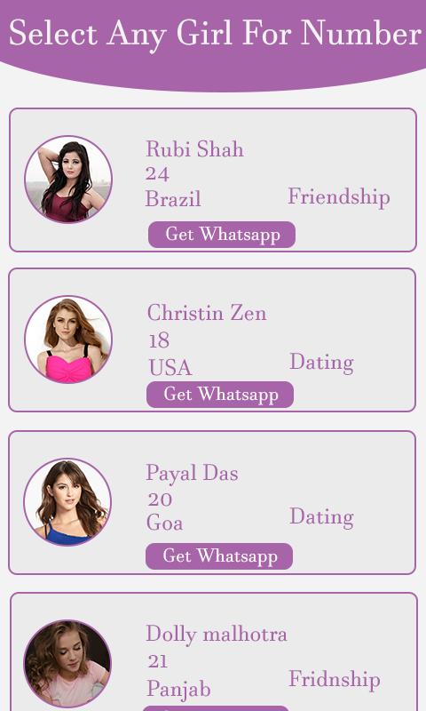Girls Mobile Number For Whatsapp : Search GF Numbr