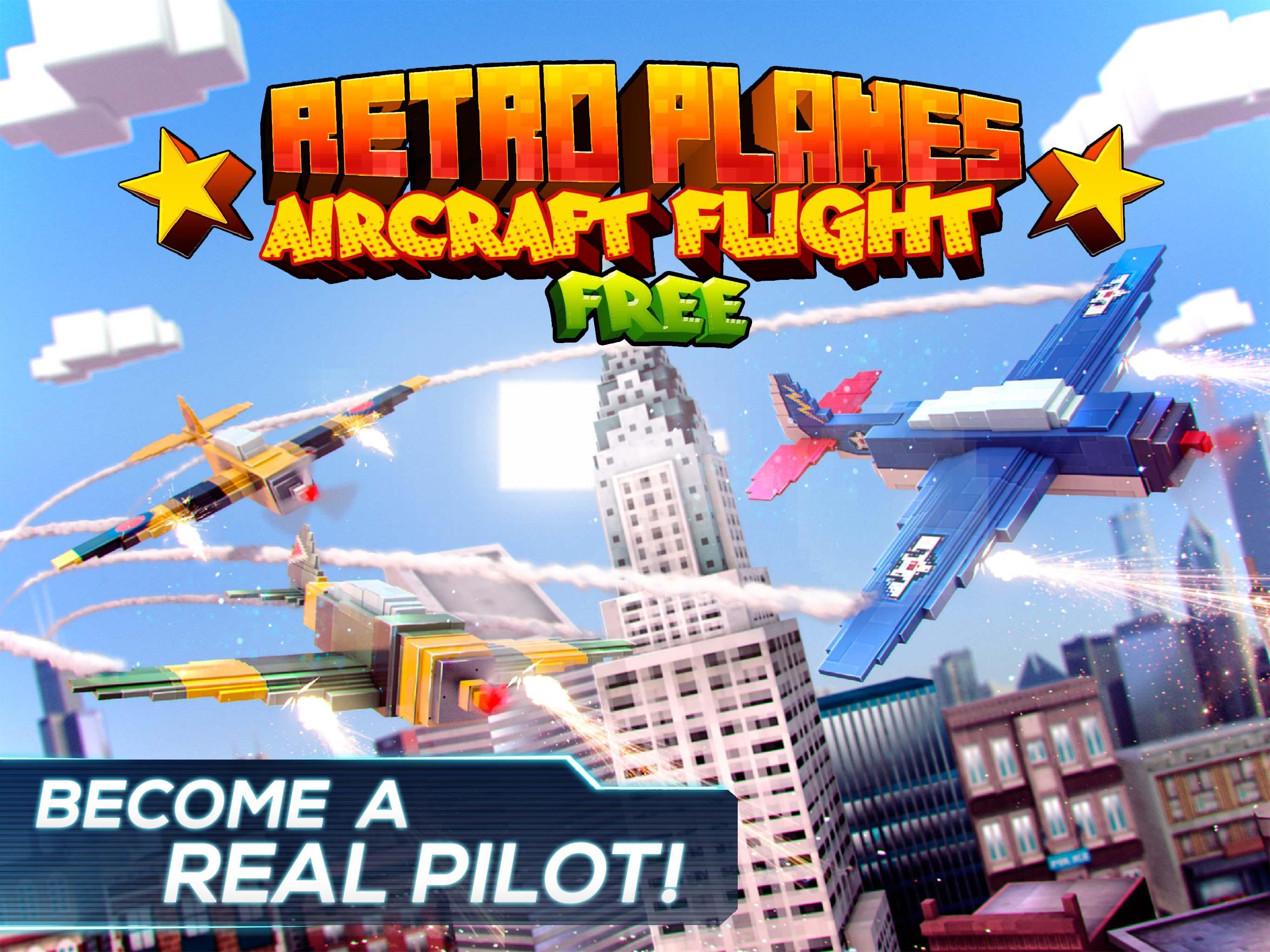 Retro Planes Aircraft Flight: Battle in the Sky