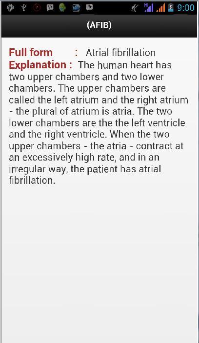 Medical Abbreviation List