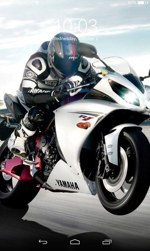 Racing Car Lock Screen