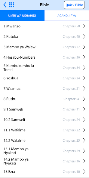 Swahili Bible Offline