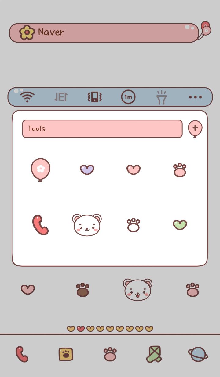 balloon bear dodol theme