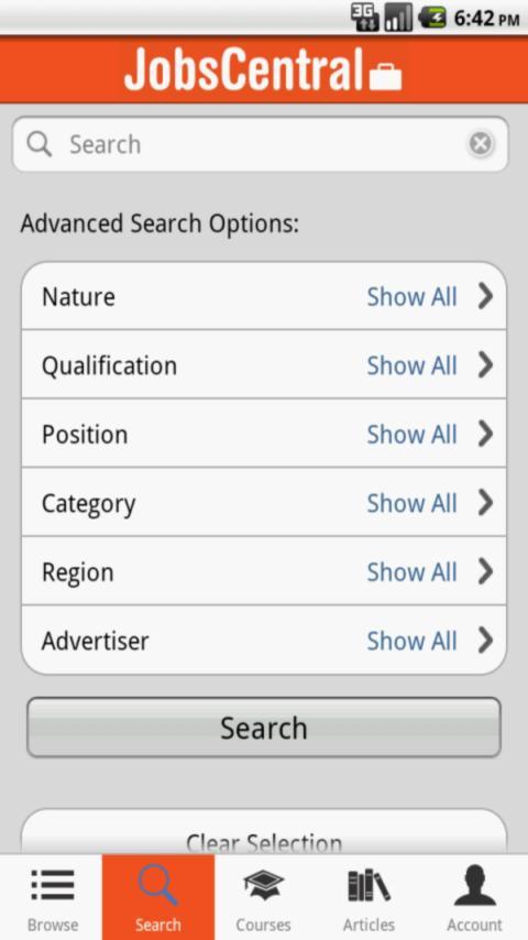 JobsCentral Job Search