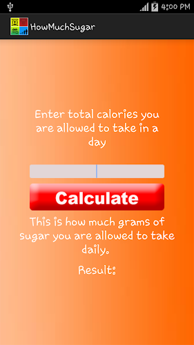 Sugar Level Calculator