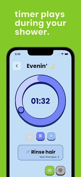 Bath timer: Shorter Showers