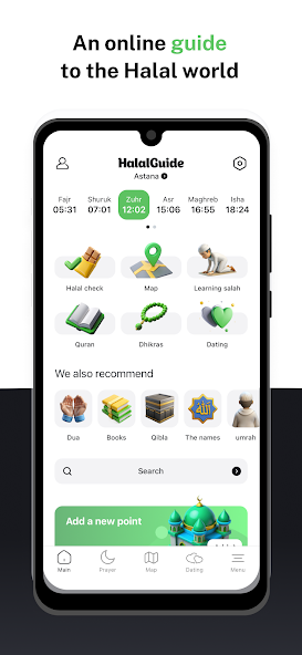 Halal Guide: Quran Namaz Qibla