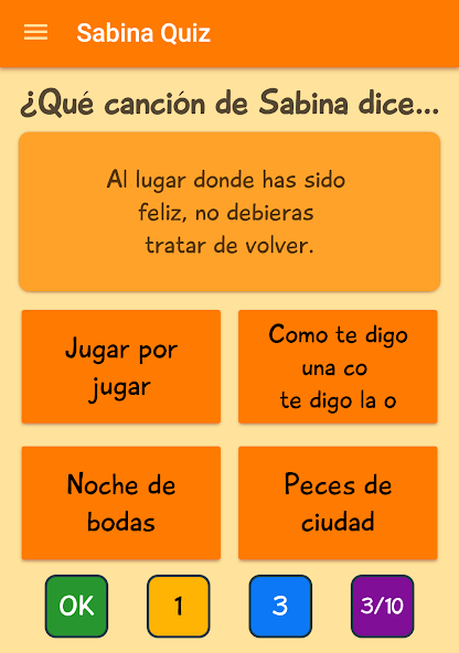 Sabina Quiz