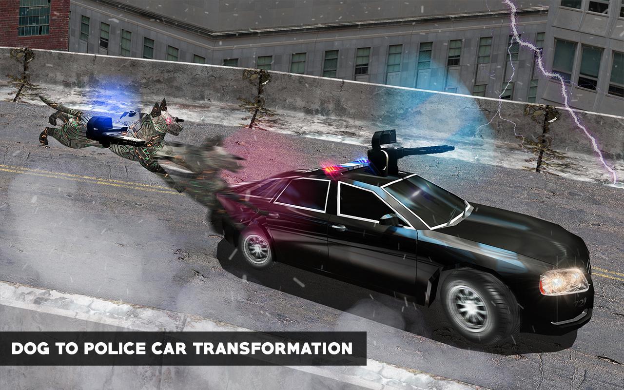 Police Robot Dog Chase Simulator