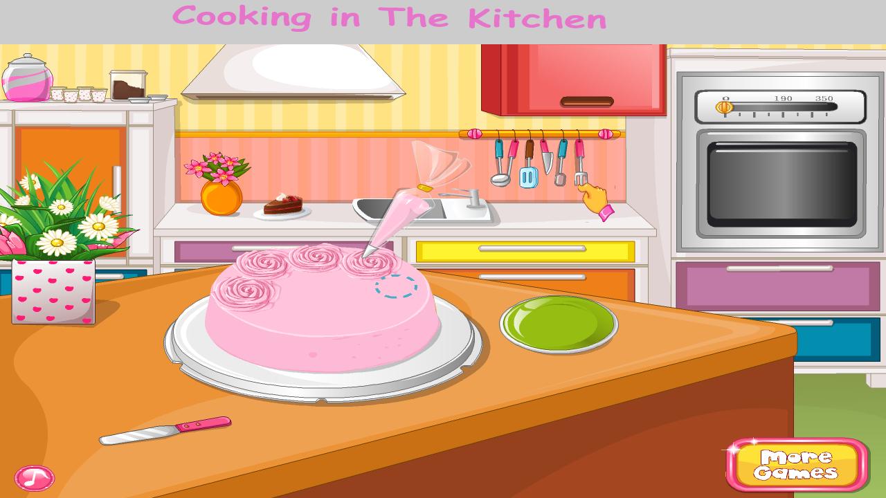 Cooking in kitchen - Bake Cake Cooking Games
