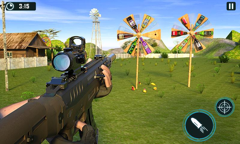 Impossible Bottle Shoot : Gun Shooting Games
