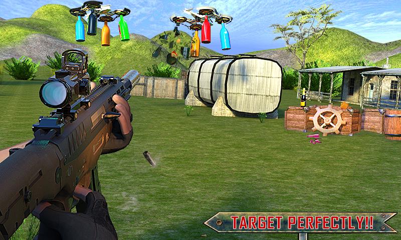 Impossible Bottle Shoot : Gun Shooting Games