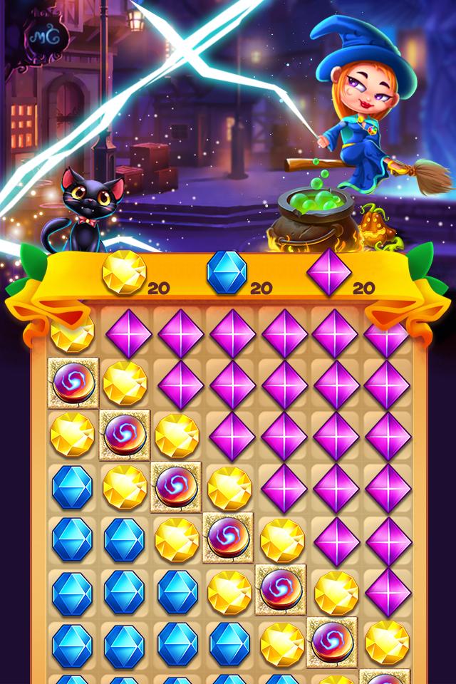 Witch Jewel Puzzle