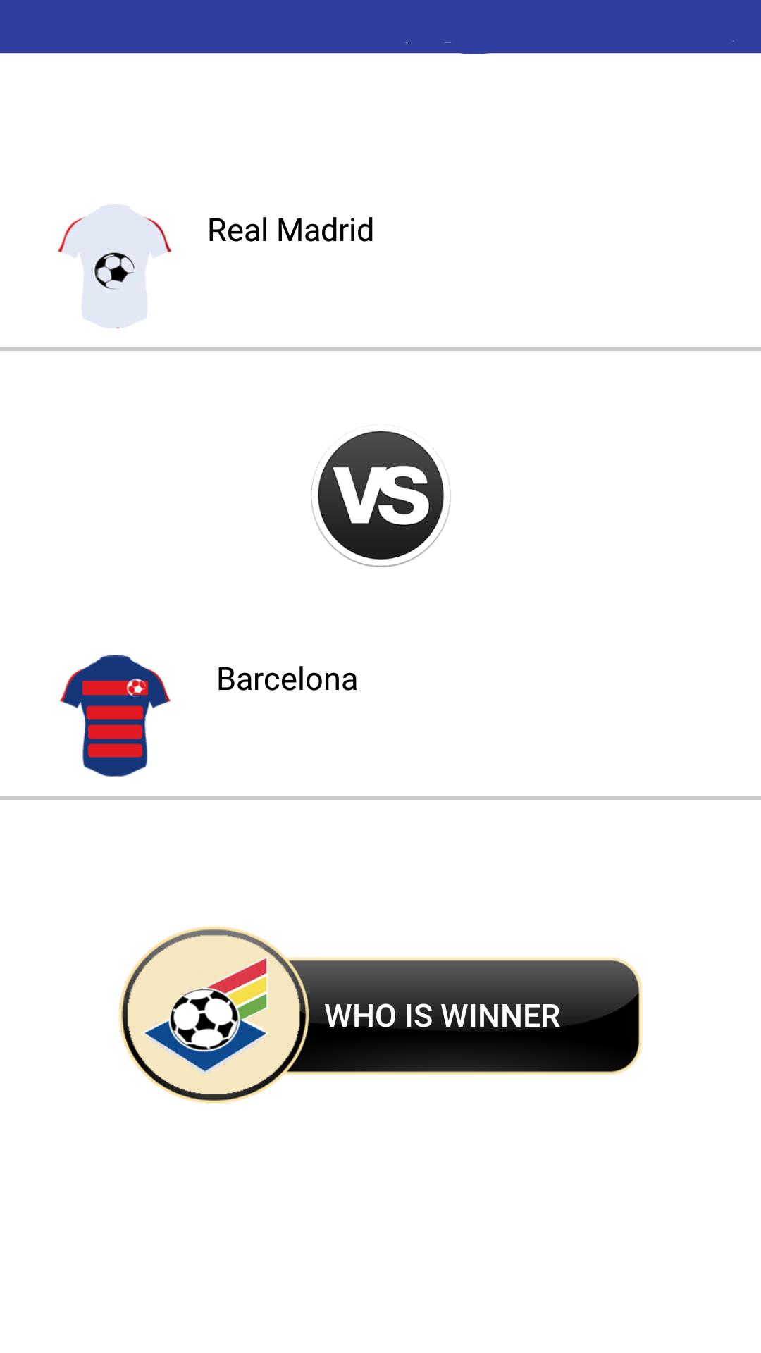 Guess the winner