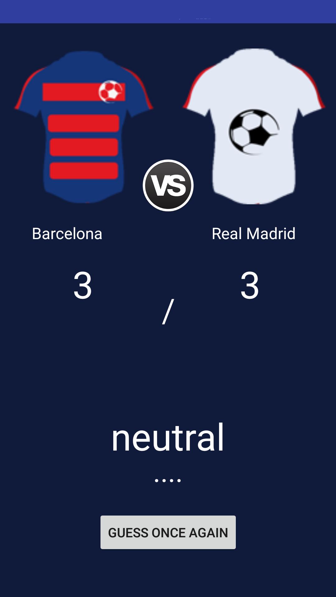 Guess the winner