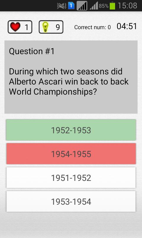 Formula-1 Quiz