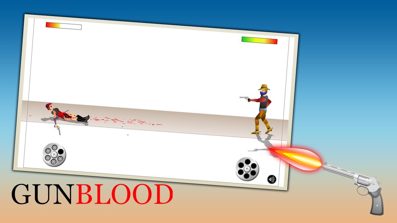 Western Cowboy Gun Blood 2