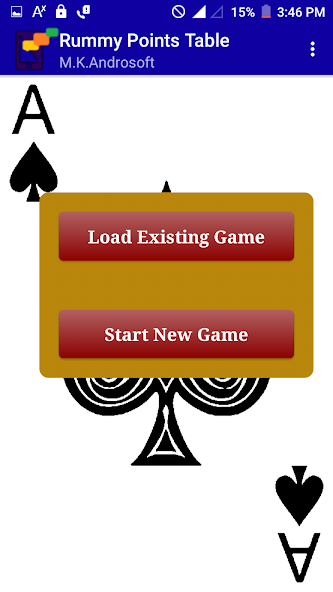Rummy Points Table