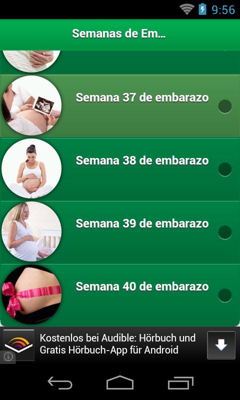 Semanas de Embarazo