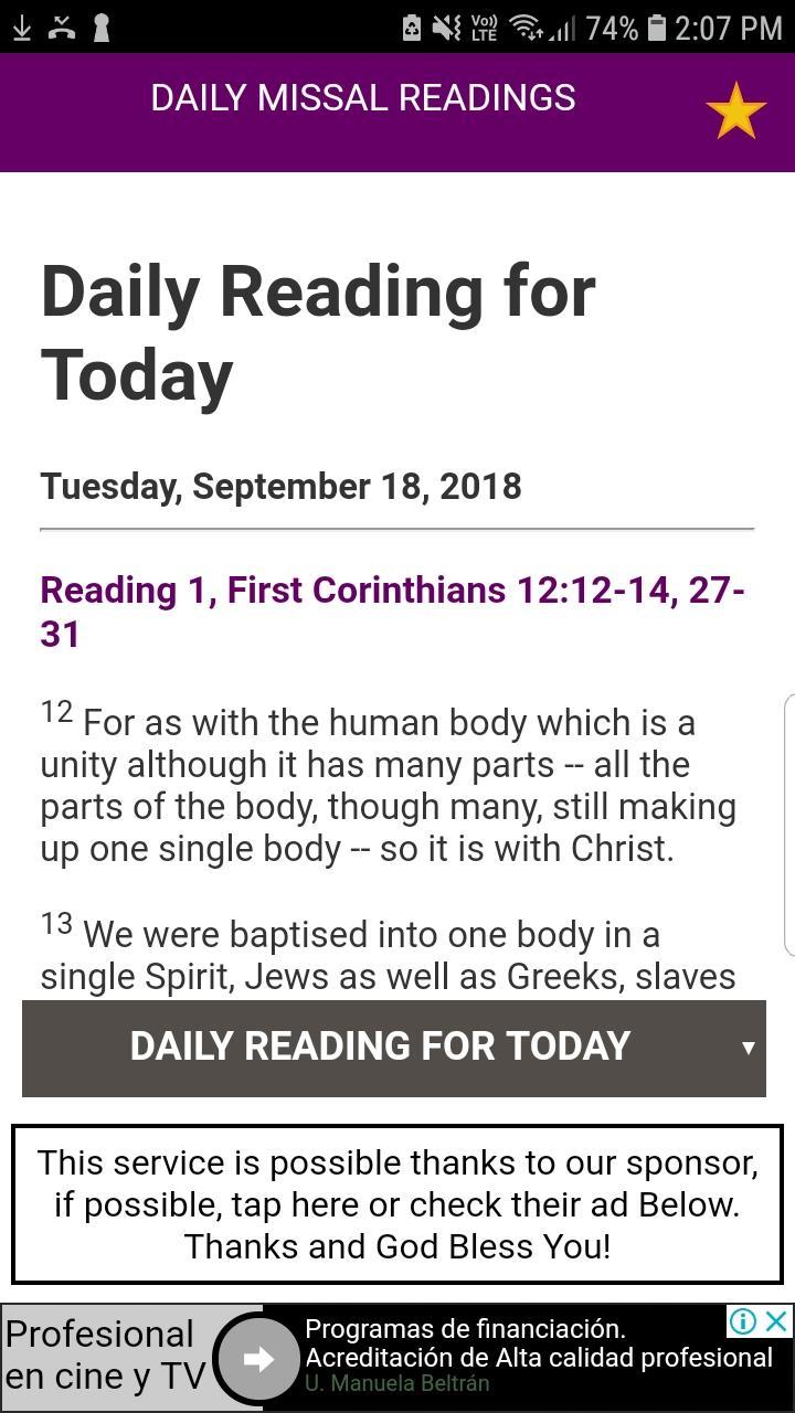 Daily Mass (Catholic Church Da