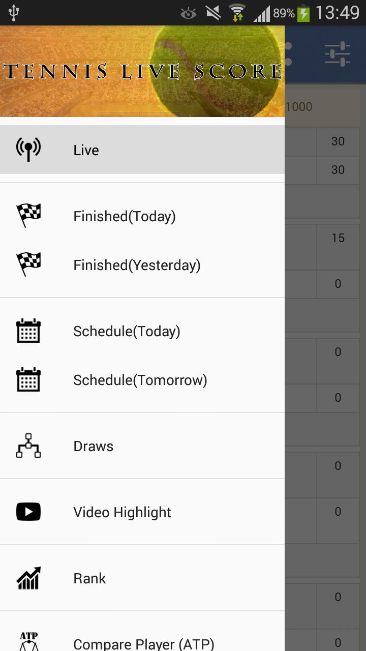 Tennis Live Score