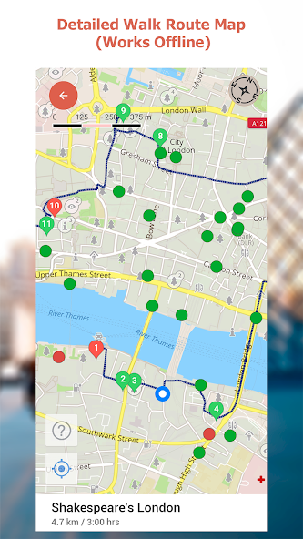 Frankfurt Map and Walks