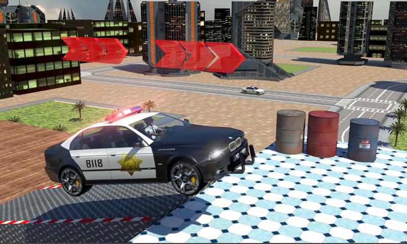 Police Car Roof Stunts
