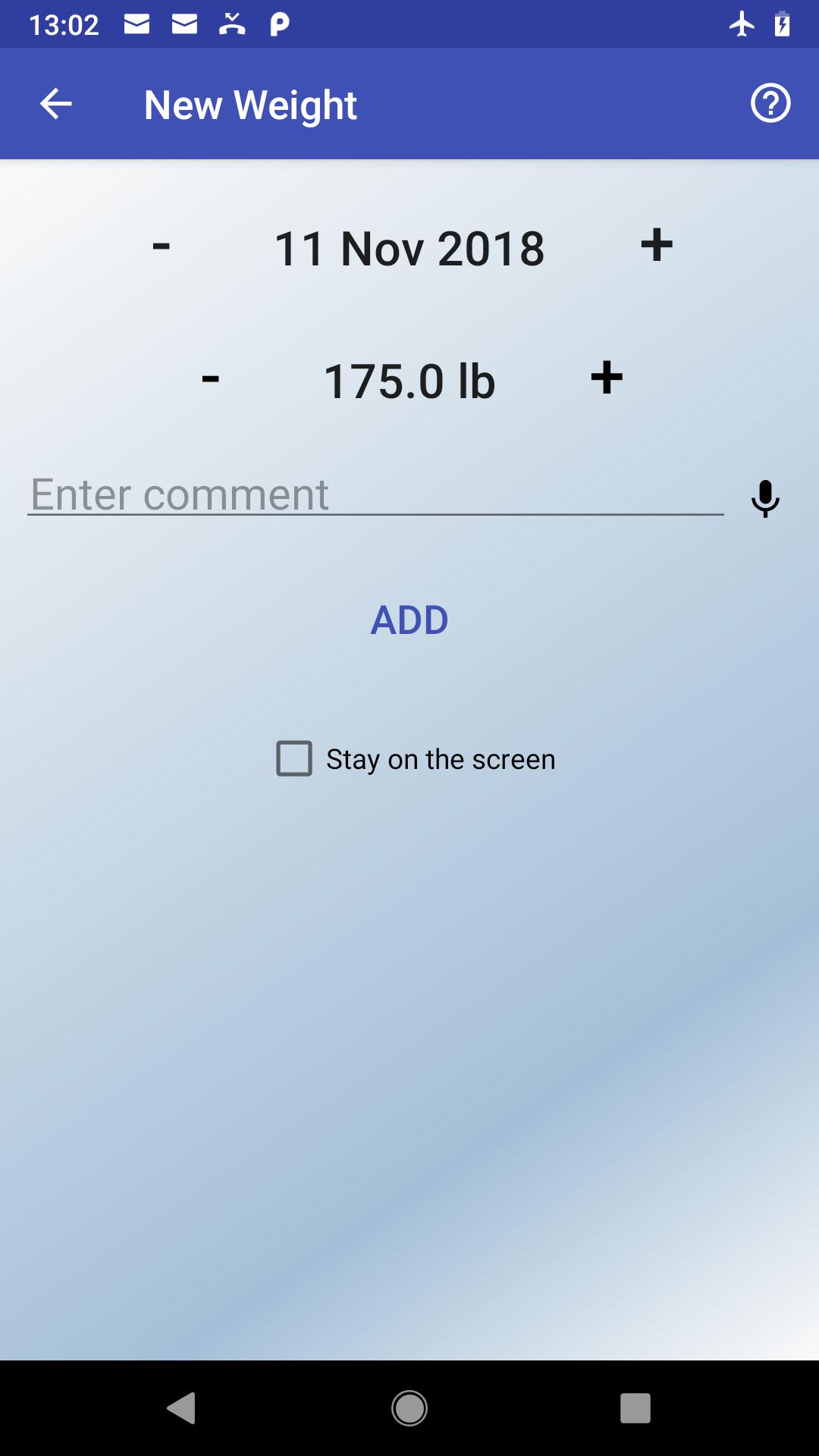 Weight Tracker