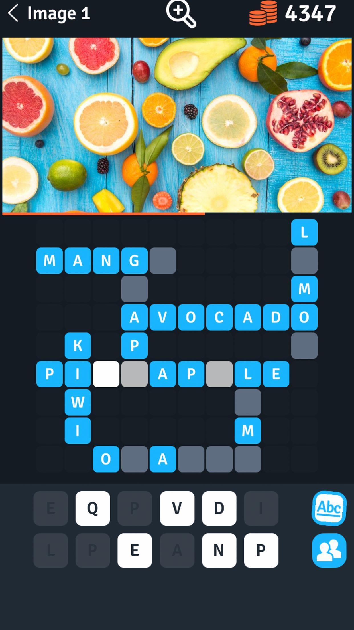 8 Crosswords in a photo