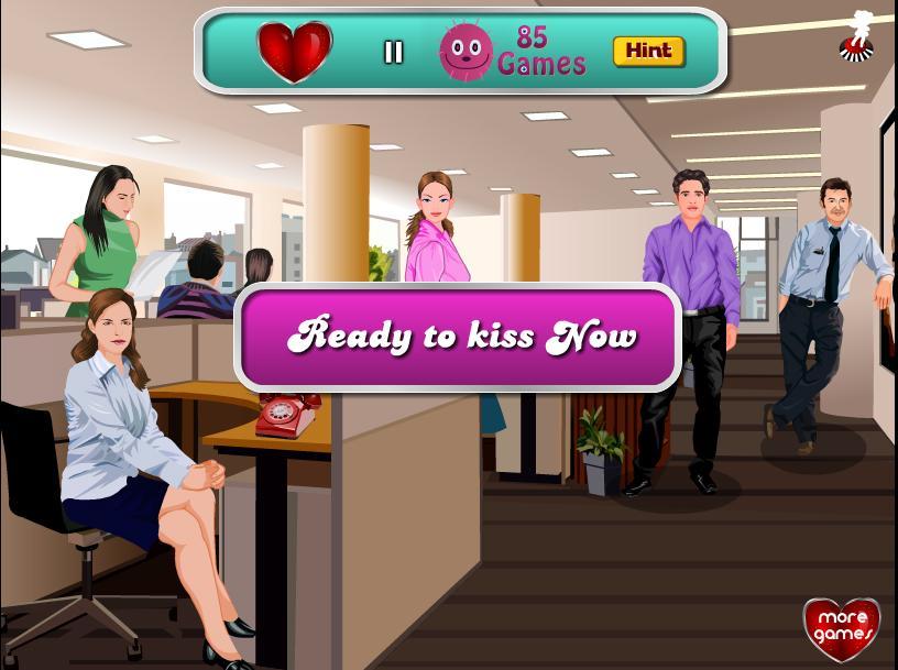 Secretary Kissing