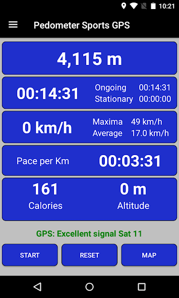 Pedometer GPS Sport