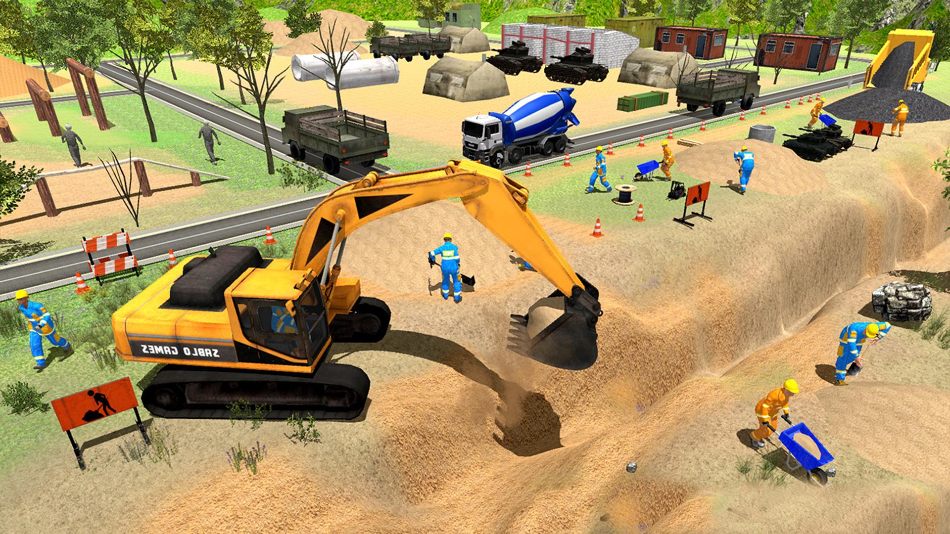 City Border Wall Construction