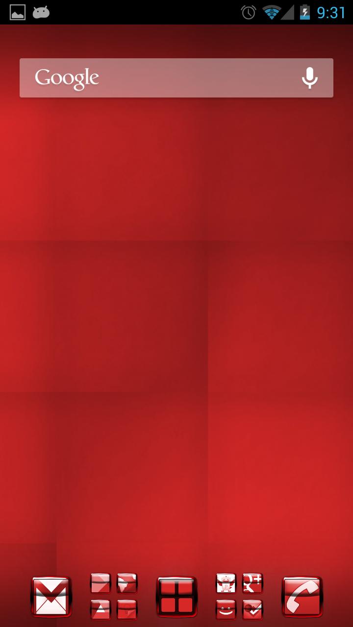 Liquid Red Icon Pack