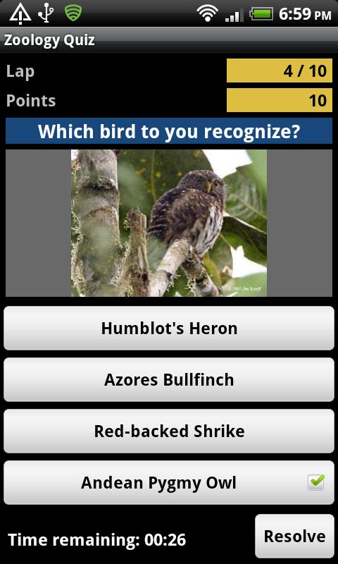 Zoology Quiz